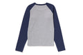 A BATHING APE Ladies' BY BATHING APE RAGLAN L/S TEE
