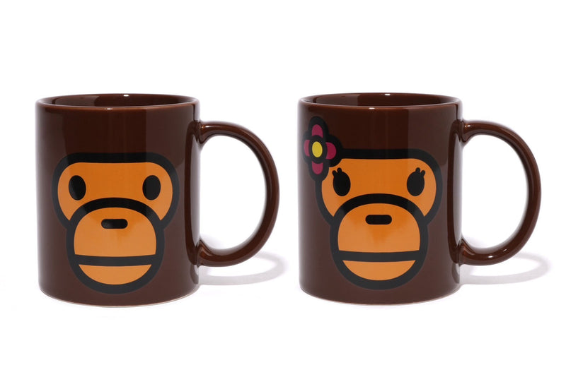 A BATHING APE BABY MILO & BABY LISA MUG CUP SET