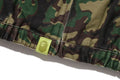 A BATHING APE Ladies' GLITCH WOODLAND CAMO BATHING APE LOGO WORKER JACKET