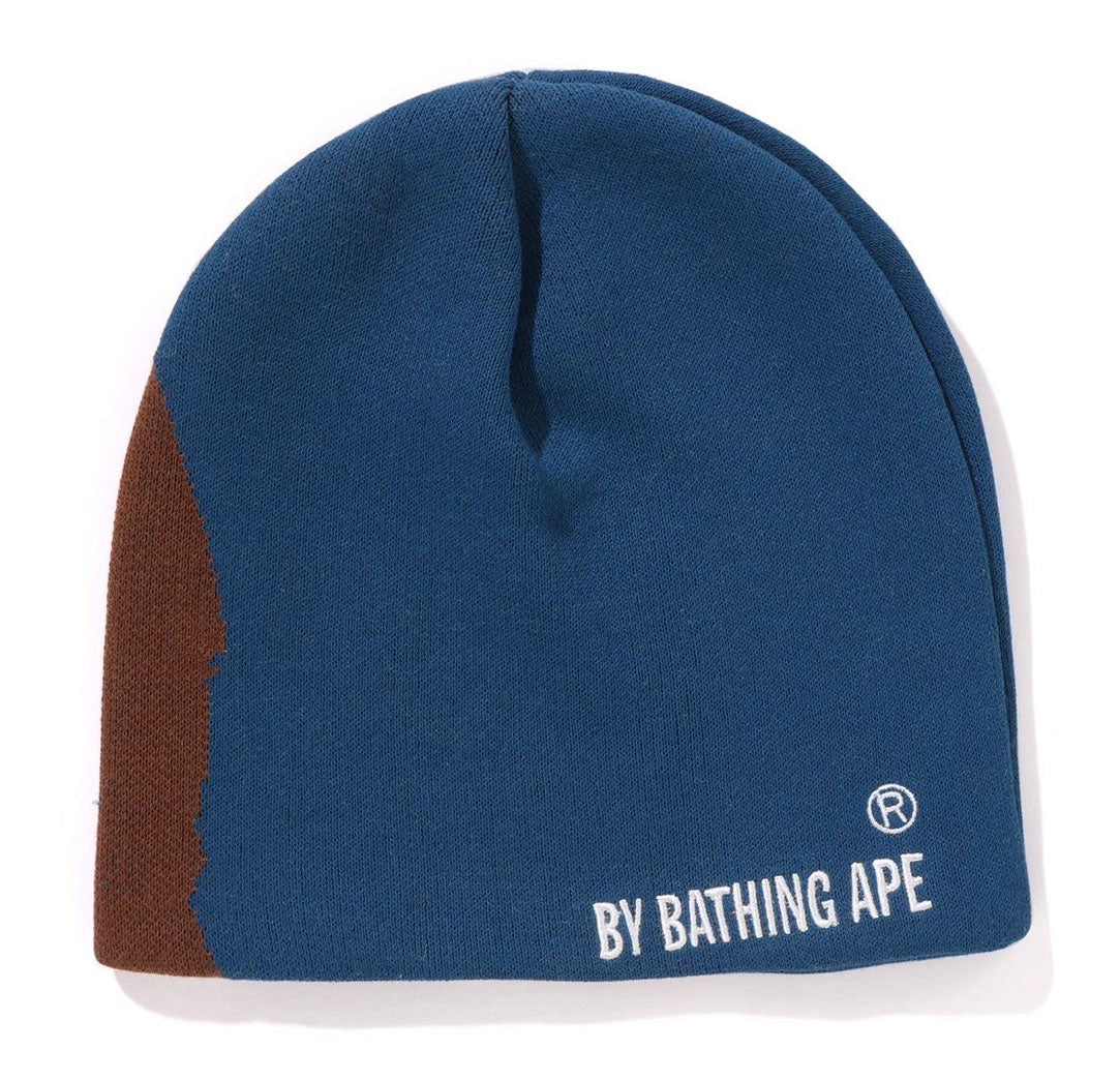 帽子 BAPE Ape Head Knit Cap BAPE SILICON APE HEAD KNIT CAP - BLACK – Undefeated