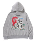 A BATHING APE TIGER SOUVENIR ZIP HOODIE