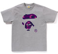 A BATHING APE COLOR CAMO APE FACE TEE