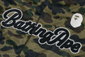 A BATHING APE 1ST CAMO BASEBALL SHIRT