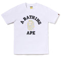 A BATHING APE Ladies' BLING STAR GLITTER COLLEGE TEE