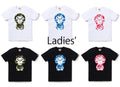 A BATHING APE Ladies' ABC CAMO BIG BABY MILO TEE