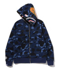 A BATHING APE COLOR CAMO REVERSIBLE SHARK FULL ZIP HOODIE