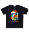 A BATHING APE BAPE KIDS BABY MILO PATCHWORK BY BATHING APE TEE