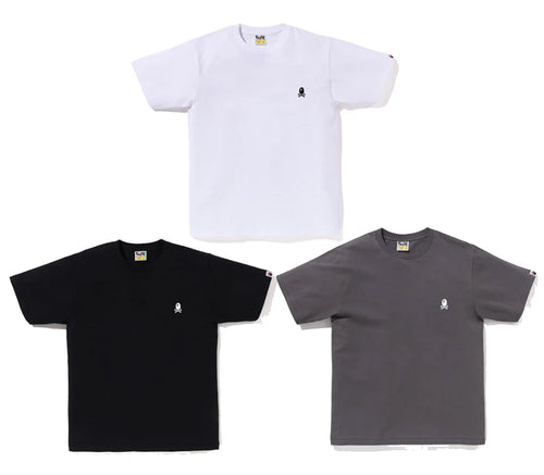 A BATHING APE APE COLOR APE CROSSBONE ONE POINT TEE