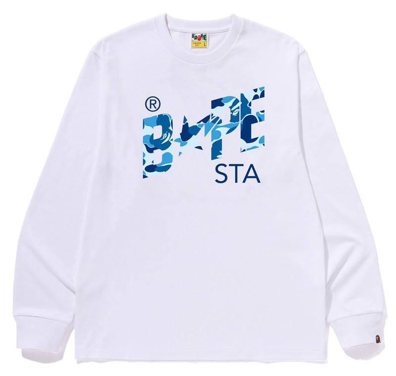 A BATHING APE ABC CAMO BAPE STA L/S TEE