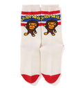 A BATHING APE BAPE KIDS BABY MILO LINE RIB SOCKS