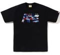 A BATHING APE SCREEN CAMO TACTICAL LOGO TEE