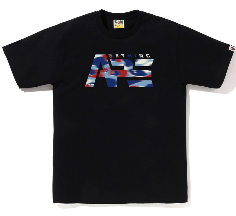 A BATHING APE SCREEN CAMO TACTICAL LOGO TEE