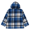 A BATHING APE Ladies' BAPE CHECK HALF ZIP HOODIE SHIRT