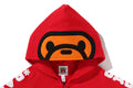 A BATHING APE BAPE KIDS BAPE MILO PLUSH DOLL ZIP HOODIE