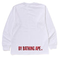 A BATHING APE COLOR CAMO APE FACE STA L/S TEE