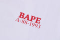 A BATHING APE MOON APE HEAD OLD PHOTO L/S TEE