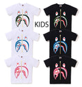 A BATHING APE BAPE KIDS ABC CAMO MILO SHARK TEE
