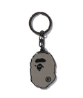 A BATHING APE APE HEAD METAL KEYCHAIN