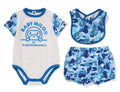 A BATHING APE BAPE KIDS ABC CAMO BABY MILO BABY GIFT SET