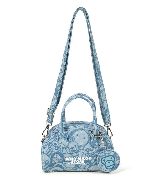 A BATHING APE BABY MILO STORE BABY MILO SMALL BOSTON BAG