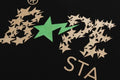 A BATHING APE METALLIC BAPE STA LOGO RELAXED FIT TEE