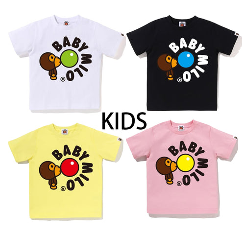 A BATHING APE BAPE KIDS MILO GUM BALL TEE