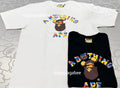 A BATHING APE BAPE x MEDICOM TOY 30TH ANNIV. COLLEGE MILO TEE