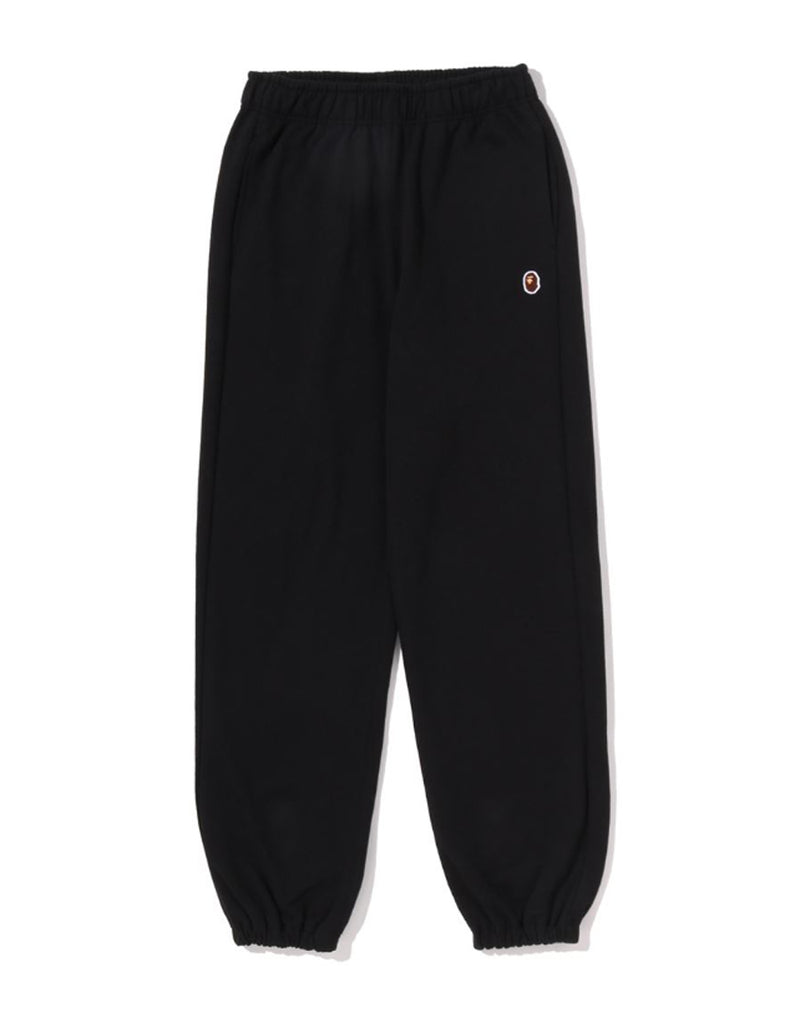 A BATHING APE Ladies' APE HEAD ONE POINT LOOSE FIT SWEAT PANTS