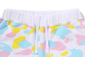 A BATHING APE Ladies' NEW MULTI CAMO SWEAT SHORTS