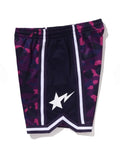 A BATHING APE COLOR CAMO MESH RELAXED FIT SHORTS
