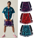 A BATHING APE COLOR CAMO MESH RELAXED FIT SHORTS