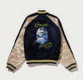 A BATHING APE Ladies' PAISLEY PATTERN APE HEAD SOUVENIR JACKET