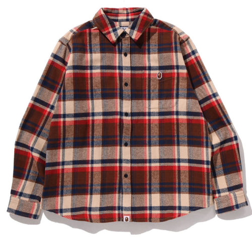 A BATHING APE BAPE CHECK SHIRT