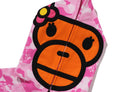A BATHING APE BAPE KIDS BABY LISA ABC CAMO ZIP HOODIE