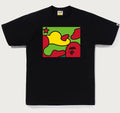 A BATHING APE STA CAMO FOCUS BOX TEE