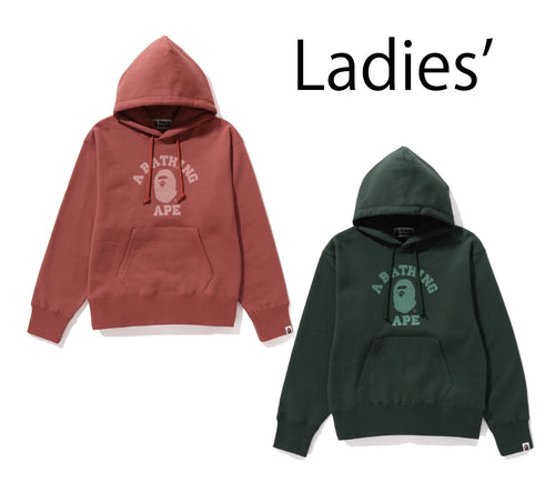 A BATHING APE Ladies' CRYSTAL STONE BAPE CROPPED PULLOVER HOODIE
