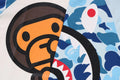 A BATHING APE BAPE KIDS ABC CAMO SHARK MILO TEE