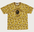 A BATHING APE BAPE CARD CAMO COLLEGE TEE ( ONLINE EXCLUSIVE )