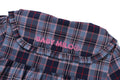 A BATHING APE BAPE KIDS CHECK BABY FRILL COLLAR ONEPIECE