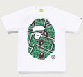 A BATHING APE BAPE CARD BIG APE HEAD TEE ( ONLINE EXCLUSIVE )
