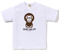 A BATHING APE COLLEGE MONOGRAM BABY MILO TEE