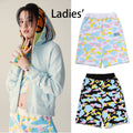 A BATHING APE Ladies' NEW MULTI CAMO SWEAT SHORTS