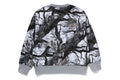 A BATHING APE TREE EDGE CAMO COLLEGE RELAXED FIT CREWNECK SWEAT SHIRT #2