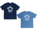 A BATHING APE JAPAN DENIM COLLECTION LOGO INDIGO TEE