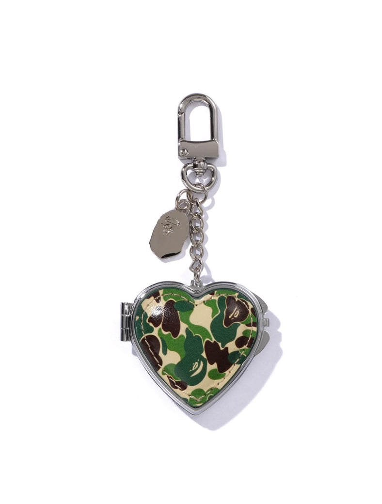 A BATHING APE Ladies' ABC CAMO HEART MIRROR MILO CHARM