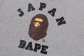 A BATHING APE JAPAN COLLEGE ZIP HOODIE