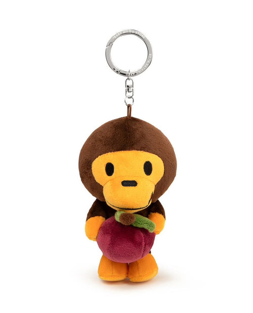 A BATHING APE BABY MILO STORE BABY MILO CHERRY PLUSH DOLL KEYCHAIN