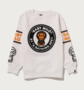 A BATHING APE BAPE KIDS MILO BUSY WORKS CREWNECK SWEAT SHIRT