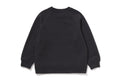 A BATHING APE BAPE KIDS COLLEGE RELAXED FIT CREWNECK SWEATSHIRT