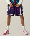 A BATHING APE COLOR CAMO MESH RELAXED FIT SHORTS